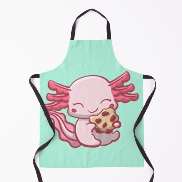 Item preview, Albino Axolotl Eating Cookie designed and sold by NLDStudios.