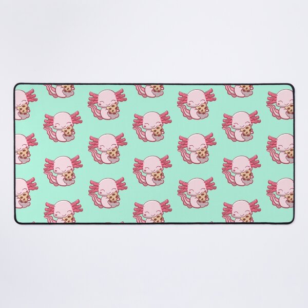 Item preview, Albino Axolotl Eating Cookie designed and sold by NLDStudios.