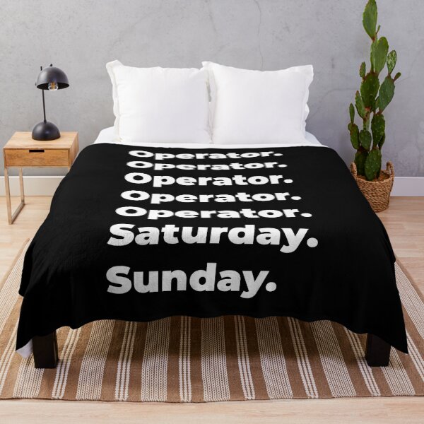 Item preview, Operator saturday and sunday designed and sold by SVPOD.