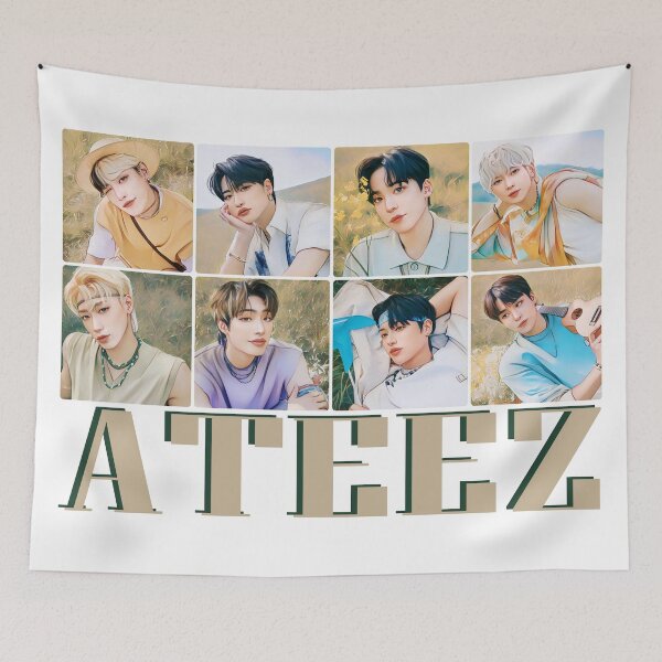Item preview, Ateez Summer Group designed and sold by LiveKpop.