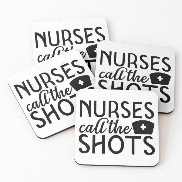 Item preview, Nurses Call the Shots funny nurse quote gifr for nurse love nursing  designed and sold by DesignisMine.
