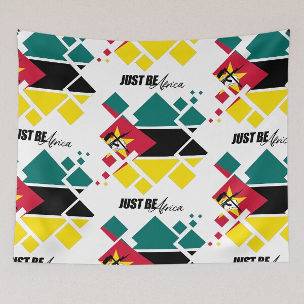 Item preview, Mozambique Cubed Flat - w/ text designed and sold by JustBeAfrica.