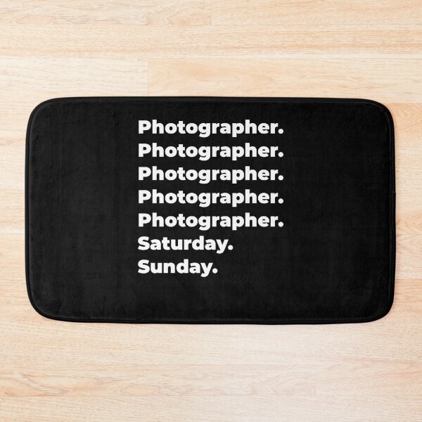 Artikelvorschau, Fotograf Samstag und Sonntag entworfen und verkauft von SVPOD.
