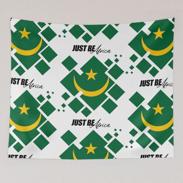 Item preview, Mauritania Cubed Flat - w/ text designed and sold by JustBeAfrica.