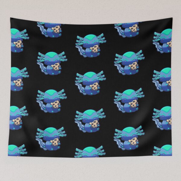 Item preview, Gfp Axolotl Eating Cookie designed and sold by NLDStudios.