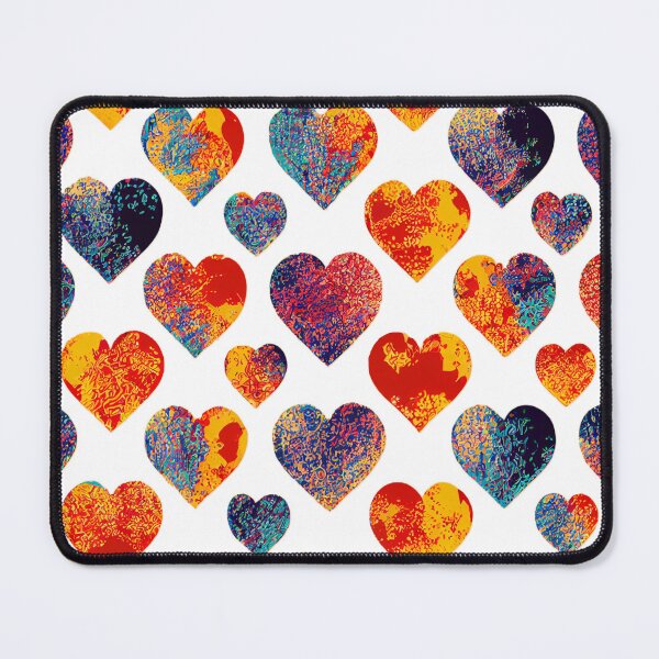 Item preview, MULTICOLOURED LOVE HEARTS designed and sold by davidjulie.