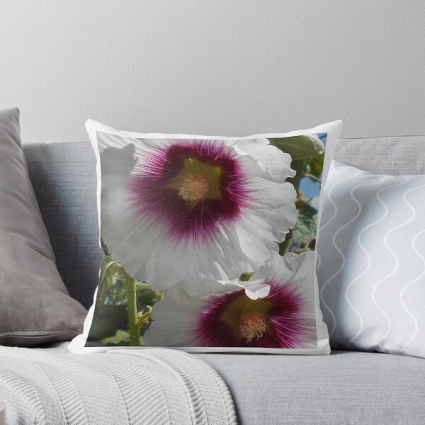 Item preview, Hollyhock Halo White designed and sold by Floral-Art.