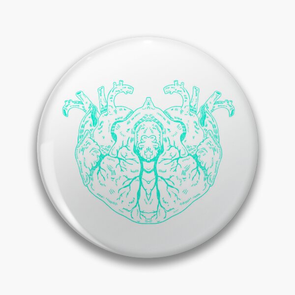 Item preview, Love Anatomical Heart green designed and sold by Childish by Design.