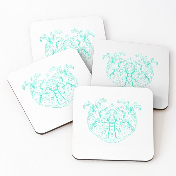 Item preview, Love Anatomical Heart green designed and sold by Childish by Design.