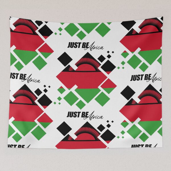 Item preview, Malawi Cubed Flat - w/ text designed and sold by JustBeAfrica.