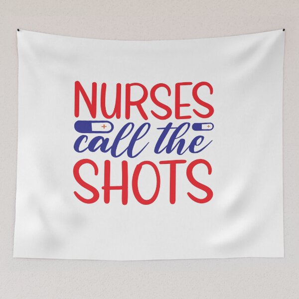 Item preview, Nurses Call the Shots funny nurse quote gifr for nurse love nursing  designed and sold by DesignisMine.