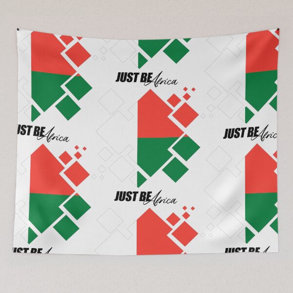 Item preview, Madagascar Cubed Flat - w/ text designed and sold by JustBeAfrica.