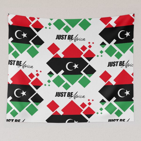 Item preview, Libya Cubed Flat - w/ text designed and sold by JustBeAfrica.