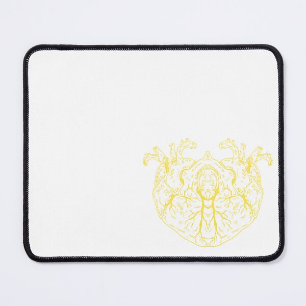 Item preview, Love Anatomical Heart yellow designed and sold by Childish by Design.