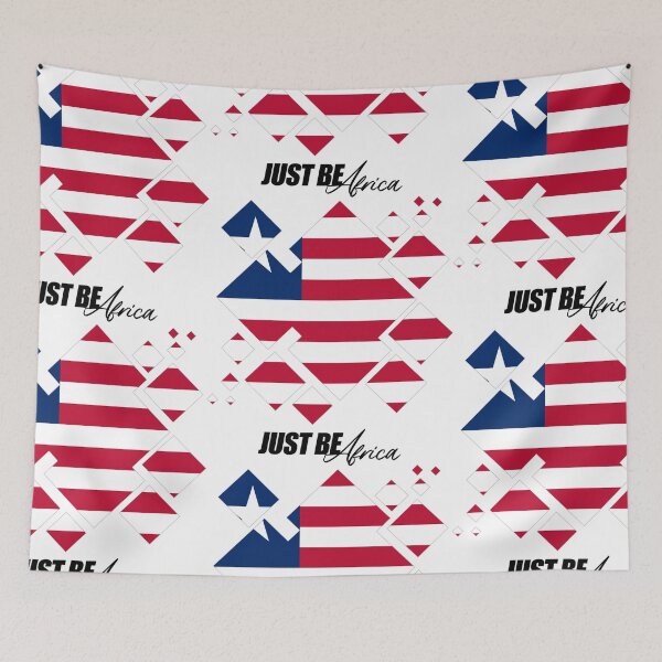 Item preview, Liberia Cubed Flat - w/ text designed and sold by JustBeAfrica.
