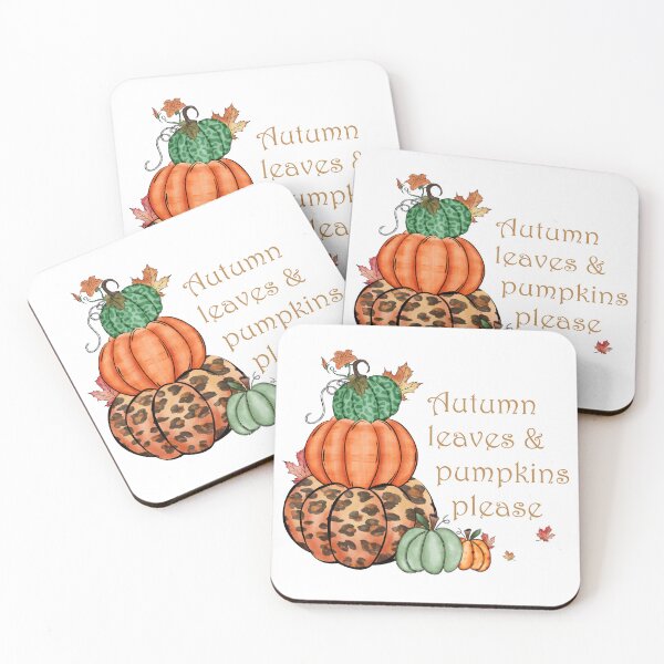 Item preview, Autumn leaves and pumpkins please designed and sold by Jessi-Sketches.