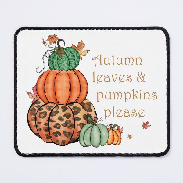 Item preview, Autumn leaves and pumpkins please designed and sold by Jessi-Sketches.