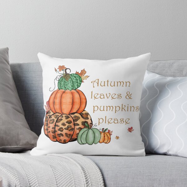 Item preview, Autumn leaves and pumpkins please designed and sold by Jessi-Sketches.