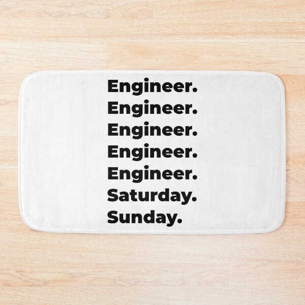 Item preview, Engineer funny workweek designed and sold by SVPOD.