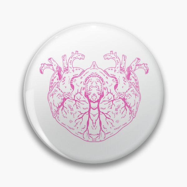 Item preview, Love Anatomical Heart Pink designed and sold by Childish by Design.