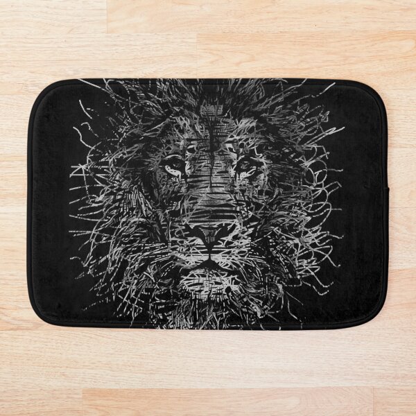Item preview, León blanco y negro león indio designed and sold by EdgarStudio.