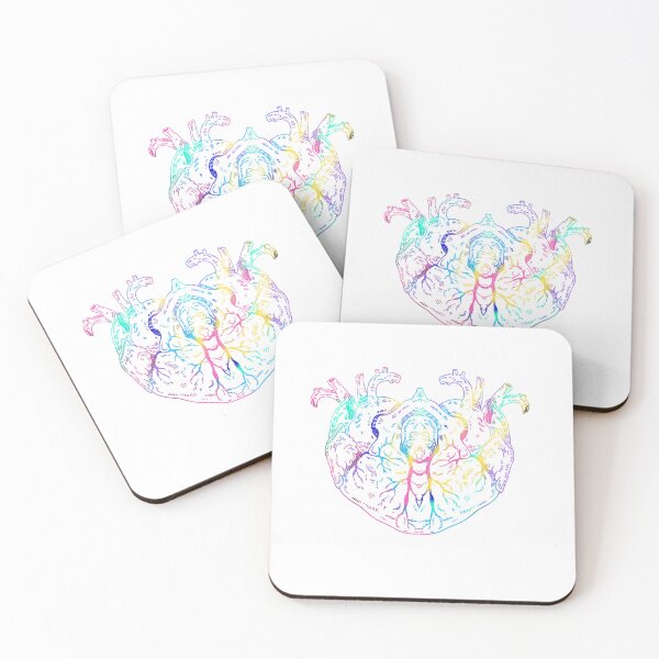 Item preview, Love Anatomical Heart colorfull designed and sold by Childish by Design.
