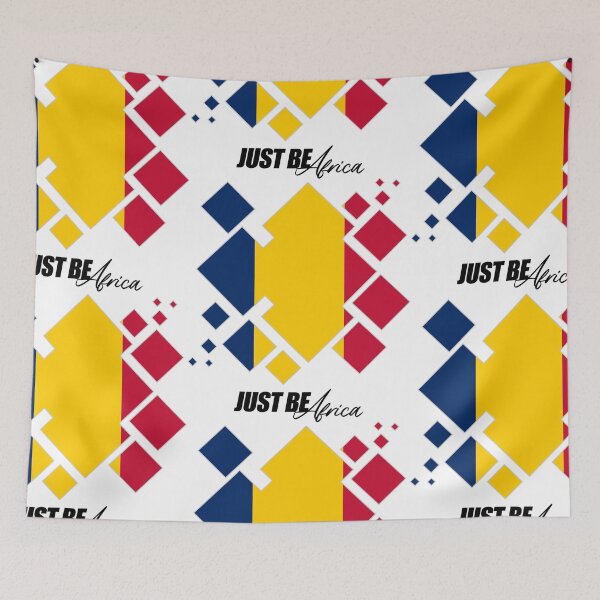 Item preview, Chad Cubed Flat - w/ text designed and sold by JustBeAfrica.