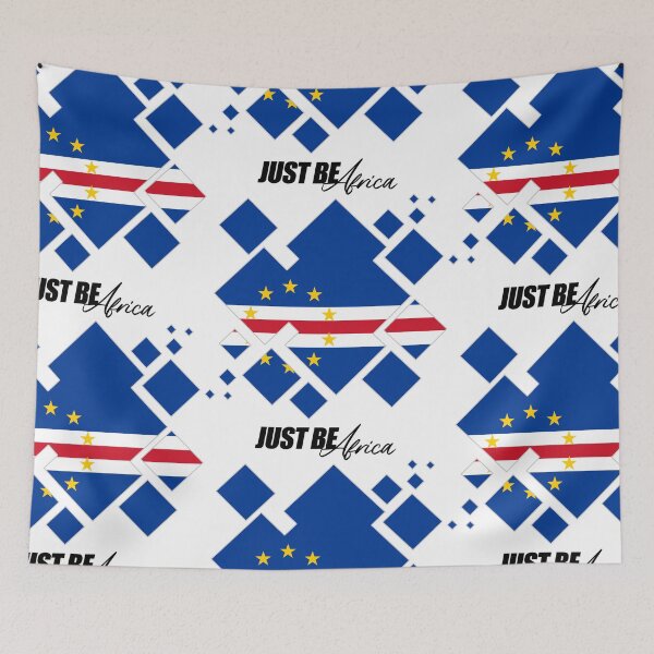 Item preview, Cape Verde Cubed Flat - w/ text designed and sold by JustBeAfrica.