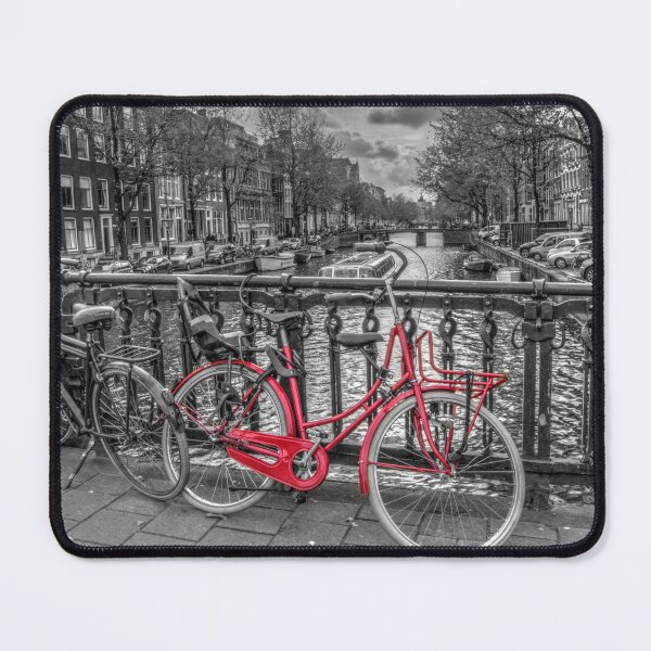 Item preview, Red Bicycle in Amsterdam. designed and sold by Photos By Michel.