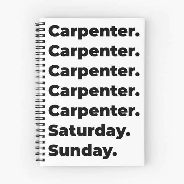 Item preview, Carpenter funny workweek designed and sold by SVPOD.