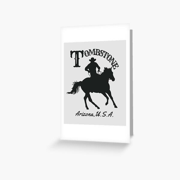Item preview, Tombstone Arizona U.S.A. Cowboy – Black designed and sold by WesternLocales.