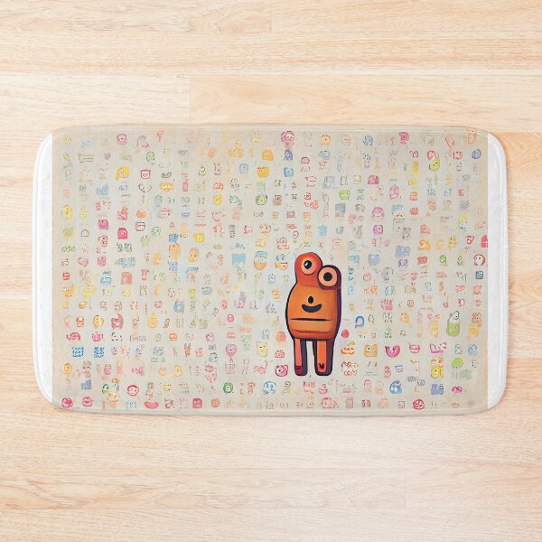 Item preview, Imaginary wall of emoji emoticons  - Created by Artificial Intelligence designed and sold by Created-by-AI.
