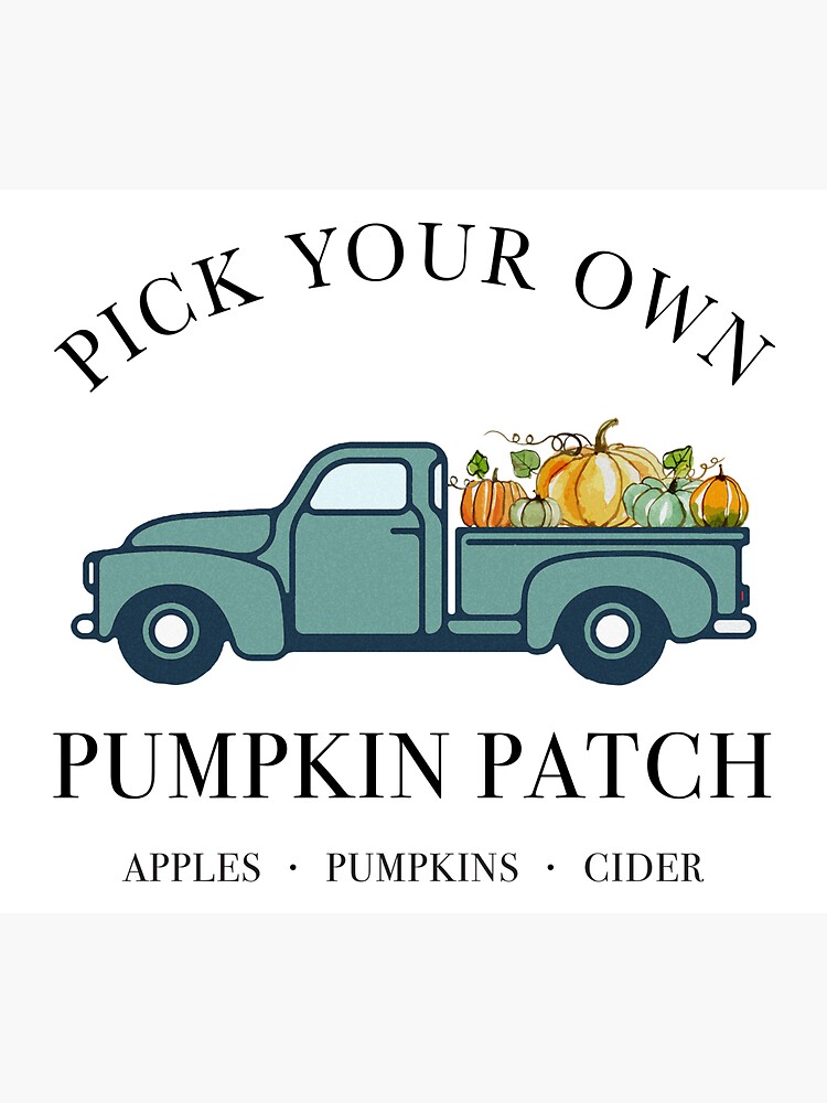 Meet Me At The Pumpkin Patch Halloween Truck Picking Vintage T-Shirt