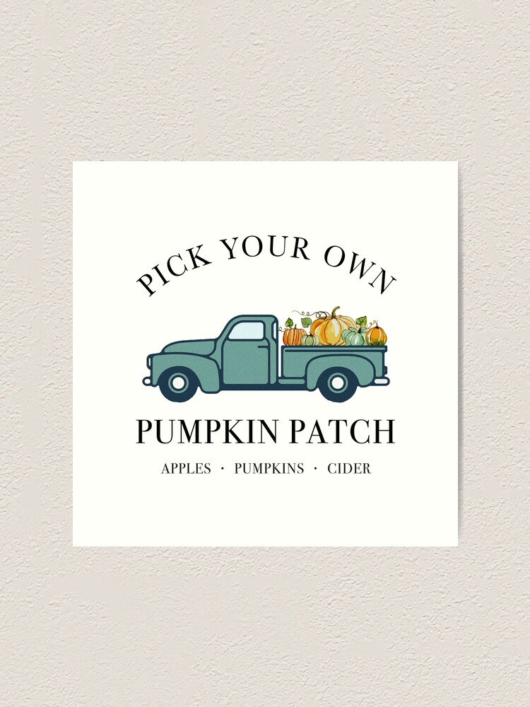 Meet Me At The Pumpkin Patch Halloween Truck Picking Vintage T-Shirt