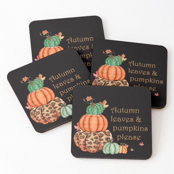 Item preview, Autumn leaves and pumpkins please designed and sold by Jessi-Sketches.