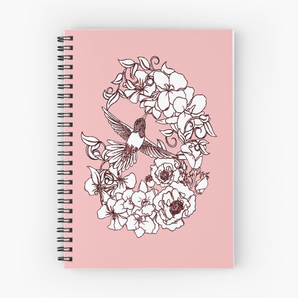 Item preview, Flowers Surrounding Hummingbird designed and sold by artubble.