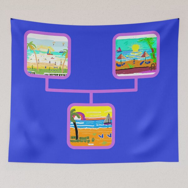 Item preview, Beach Landscape designed and sold by starfishstuff.