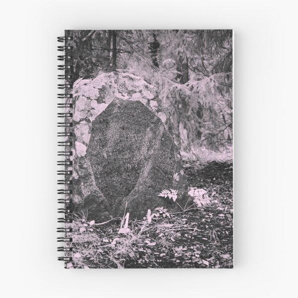 Item preview, Forgotten gravestone granite bw designed and sold by Jouko Lehto Photography.