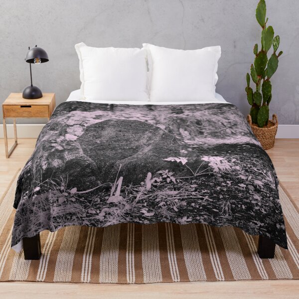 Item preview, Forgotten gravestone granite bw designed and sold by Jouko Lehto Photography.