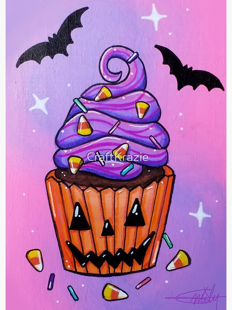 Halloween cupcake | Poster