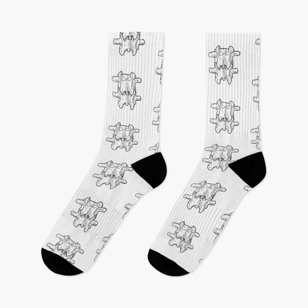 Item preview, Line Art Lumbar Vertebrae | Skeletal Anatomy | Minimalist Illustration designed and sold by Karli Mogen.