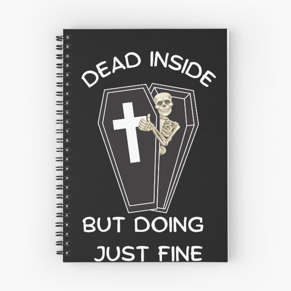 Item preview, Dead Inside But Doing Just Fine designed and sold by LifeLongTees ..