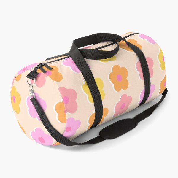 Item preview, 70s Flower Pattern in Pink and Orange  designed and sold by OneThreeSix.