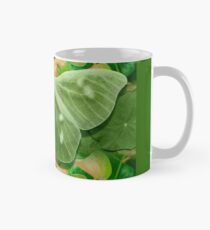 Taza clásica Green Glow Butterfly