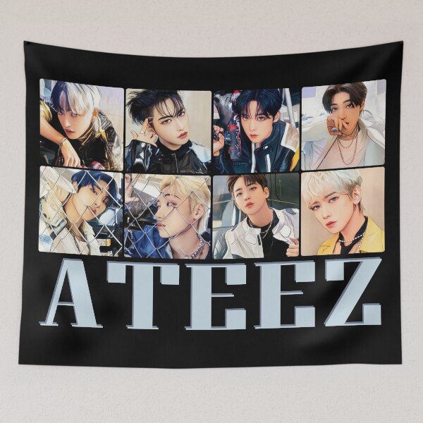 Item preview, Ateez the World Movement group 4 designed and sold by LiveKpop.