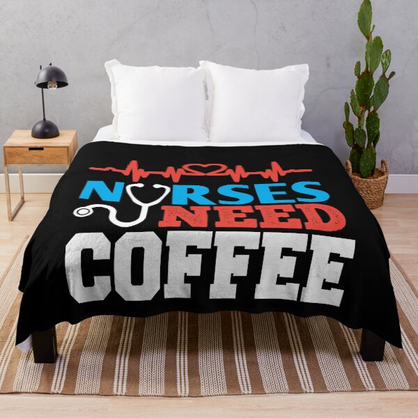 Item preview, Nurses Need Coffee funny nurse quote gifr for nurse love nursing and coffee designed and sold by DesignisMine.