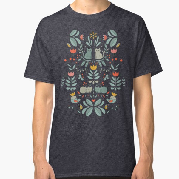 Swedish Folk Cats Classic T-Shirt