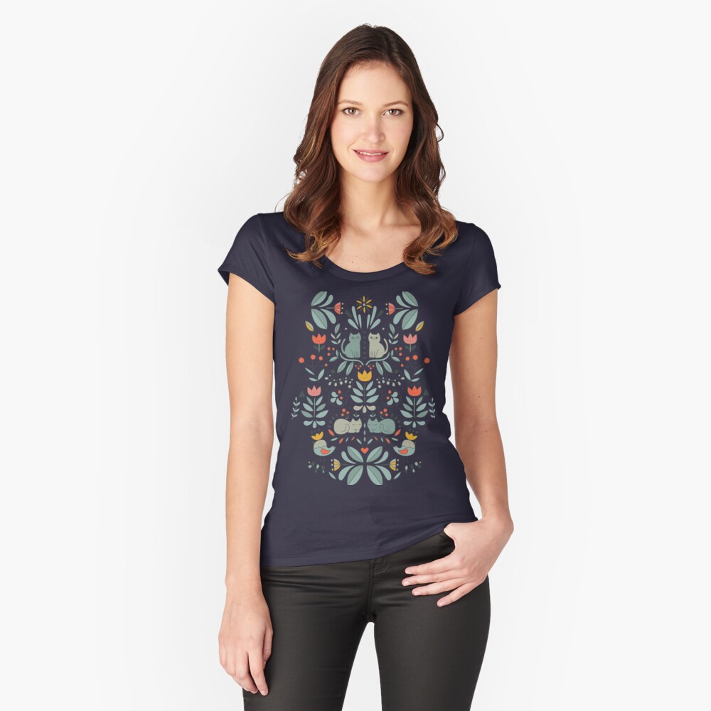 Item preview, Fitted Scoop T-Shirt designed and sold by kostolom3000.
