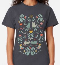 Swedish Folk Cats Classic T-Shirt
