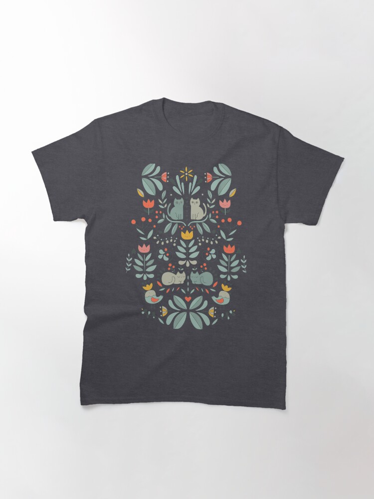 Alternate view of Swedish Folk Cats Classic T-Shirt
